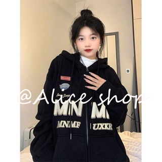 Alice  เสื้อผ้าผู้ญิง แขนยาว เสื้อฮู้ด คลุมหญิง สไตล์เกาหลี แฟชั่น  Chic Korean Style ทันสมัย ทันสมัย A28J1CD 36Z230909