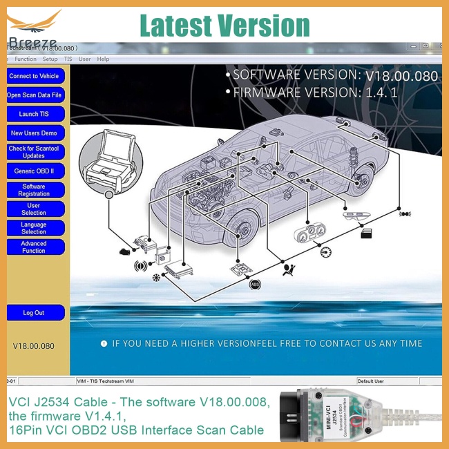 breeze-mini-vci-j2534-obd2-สายเคเบิลวินิจฉัยรถยนต์-obd2-firmware-v1-4-1-16-pin-vci-obd2-usb