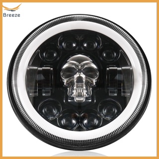 Breeze H4 ไฟหน้ารถจักรยานยนต์ LED DRL Hi/Lo Beam กันน้ํา IP67 7 นิ้ว