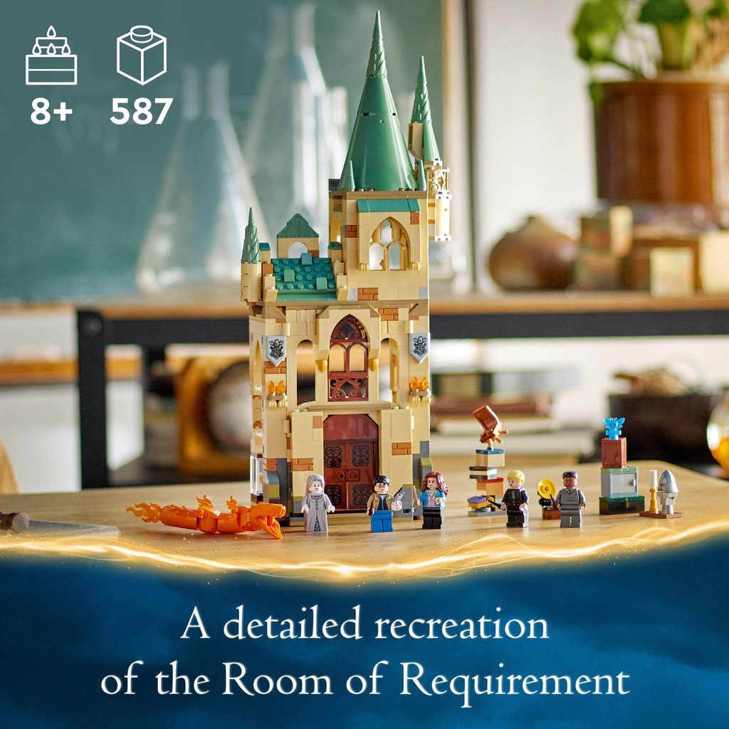 ชุดของเล่นตัวต่อเลโก้-harry-potter-76413-hogwarts-room-of-requirement-587-ชิ้น