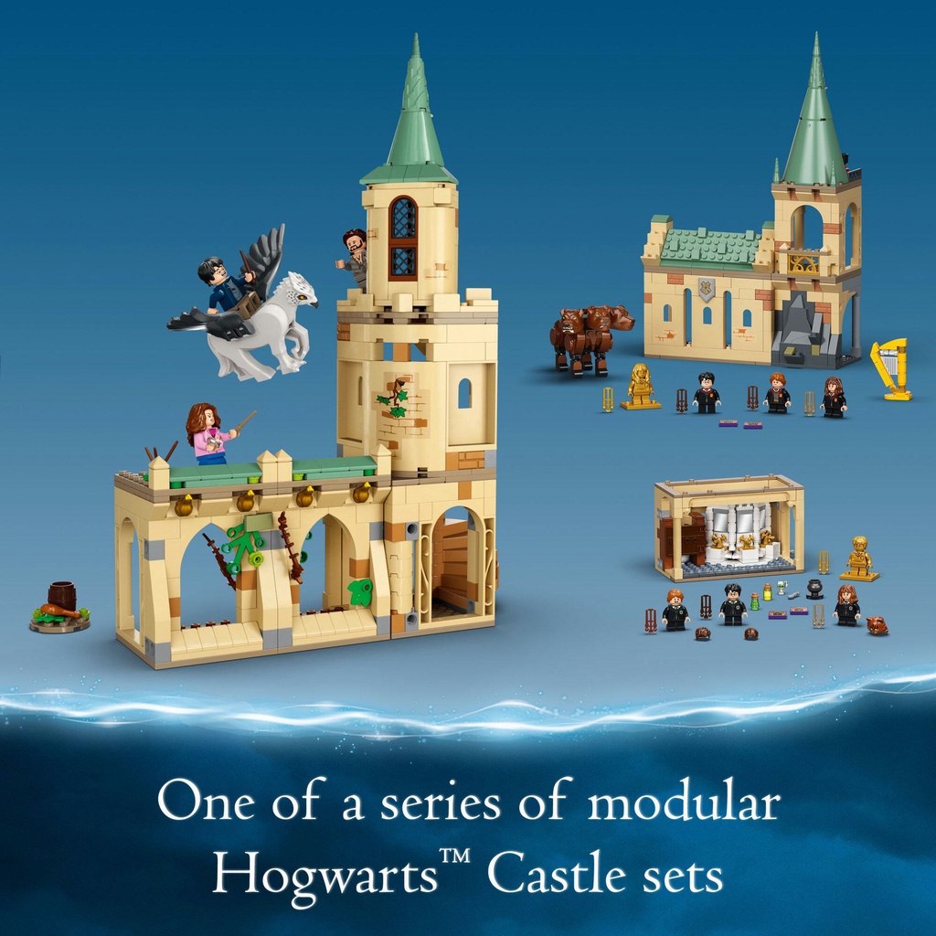 ของเล่นตัวต่อเลโก้-harry-potter-hogwarts-courtyard-siriuss-rescue-76401-สําหรับเด็ก-345-ชิ้น