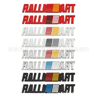 Ralliart สติกเกอร์โลโก้ ติดกระจังหน้า และหลัง สําหรับ Mitsubishi Lancer EX Pajero Outlander XPANDER