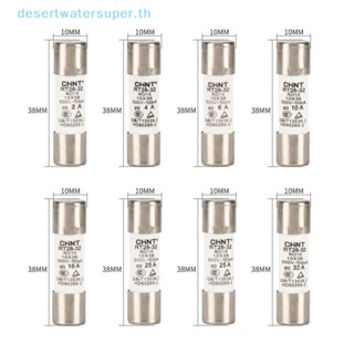 Dws ฟิวส์โลหะ พลังงานแสงอาทิตย์ 500V 10*38 มม. 2A 4A 6A 10A 12A 16A 25A 32A DC PV 1 ชิ้น