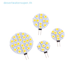 Dws ขายดี หลอดไฟ LED 6 9 12 24 G4 DC12V 5050 SMD สีขาวอบอุ่น 1 ชิ้น