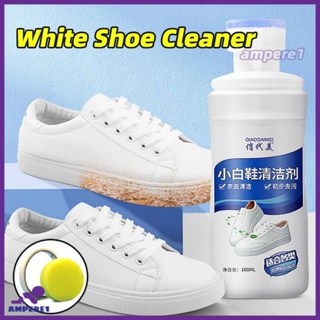 100ml White Shoe Cleaner Brightener Cleaning Magic Shoes Powder Yellow Edge Whitening Sneakers Brush -AME1 -AME1