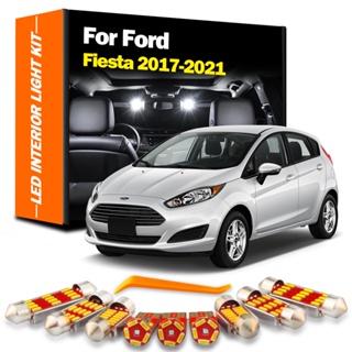 ชุดหลอดไฟ LED 6 ชิ้น สําหรับ Ford Fiesta MK8 2017 2018 2019 2020 2021