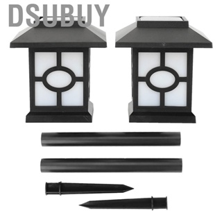 Dsubuy 2Pcs Solar Lawn Light   Landscape Lamp For Outdoor Garde