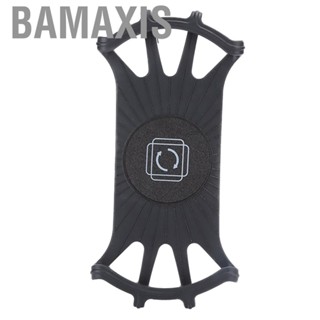 Bamaxis Universal Bicycle Mobile Phone Holder Silicone Motorcycle Shockproof Bike Stan A