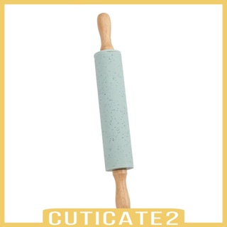 [Cuticate2] ลูกกลิ้งไม้ พร้อมด้ามจับ สําหรับทําเบเกอรี่ บิสกิต