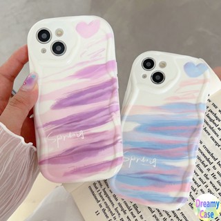 เคสโทรศัพท์มือถือ ขอบโค้ง ลายสีครีม สีฟ้า ม่วง สําหรับ OPPO A98 A96 A95 A94 A93 A92 A58 A57 A55 A54 A53 A52 A78 A77S A76 A74 A17 A16K A15S A38 A31 A5S A3S F11