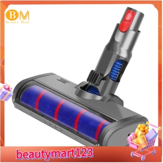 【BM】หัวแปรงลูกกลิ้ง แบบนิ่ม พร้อมไฟหน้า LED สําหรับเครื่องดูดฝุ่นดิจิทัล Dyson V10 Slim Fluffy V12