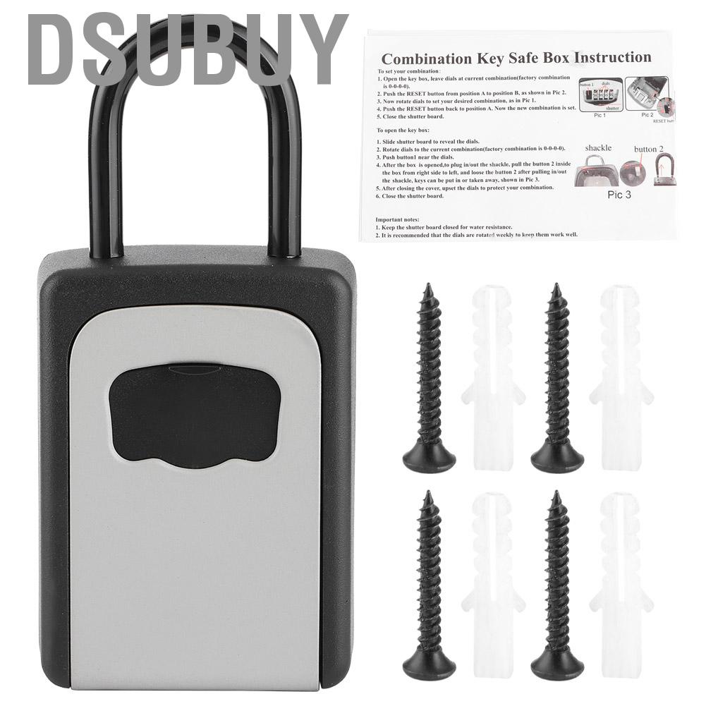 dsubuy-key-lock-box-wall-mounted-aluminum-alloy-household-safe-password-outdoor-storage-for-home-family