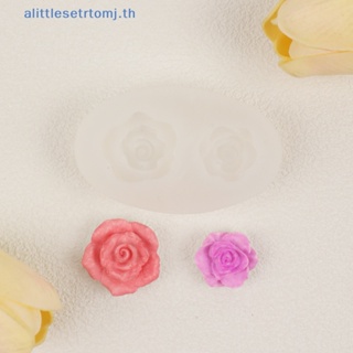 Alittlese แม่พิมพ์ซิลิโคน รูปดอกคามิเลีย ดอกกุหลาบ พลาสเตอร์ แฮนด์เมด DIY สําหรับตกแต่งเค้ก ฟองดองท์ ขนมหวาน TH