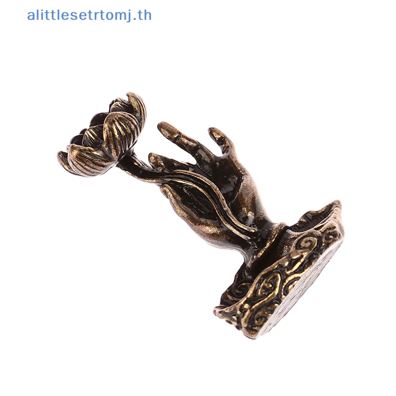 alittlese-กระถางธูปโลหะ-รูปดอกบัว-สไตล์วินเทจ-สําหรับตกแต่งบ้าน-1-ชิ้น