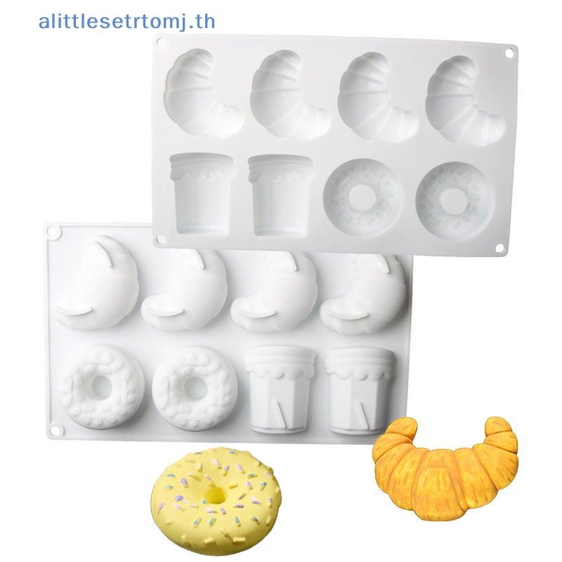 alittlese-แม่พิมพ์ซิลิโคน-ทรงกลม-ลายครัวซองต์-โดนัท-ทาร์ต-3d-สําหรับทําครัวซองต์-มูส-เค้ก-diy-1-ชิ้น