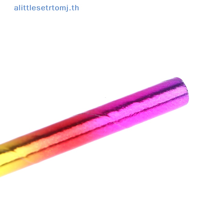 alittlese-หลอดกระดาษ-หลากสี-กันฝน-สําหรับปาร์ตี้วันเกิด-25-ชิ้น