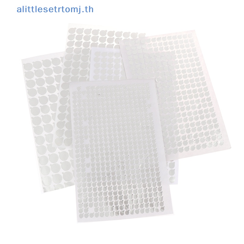 alittlese-สติกเกอร์ฟอยล์อลูมิเนียม-8-10-12-15-18-มม-สําหรับติดขวดเครื่องสําอาง-100-ชิ้น-ต่อแผ่น