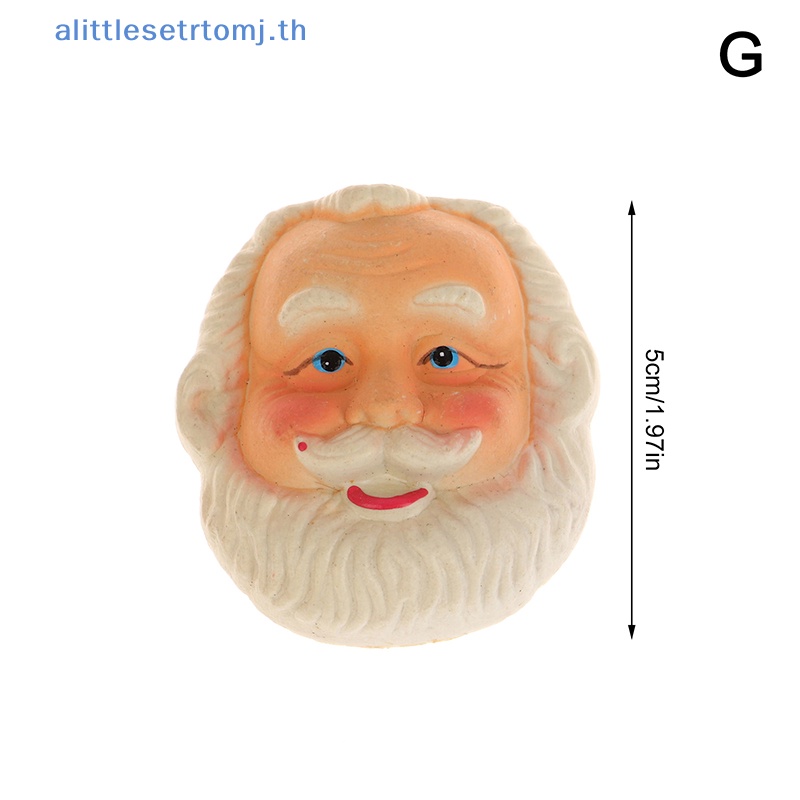 alittlese-หน้ากากซานตาคลอส-ขนาดเล็ก-สําหรับตกแต่งบ้านตุ๊กตา-คริสต์มาส