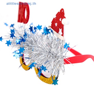 Alittlese กรอบแว่นตา ลาย Merry Christmas ของขวัญปีใหม่ สําหรับตกแต่งบ้าน 2024 Noel Navidad 2023 DIY TH
