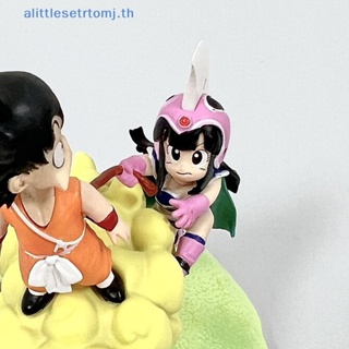 Alittlese ฟิกเกอร์ PVC รูปปั้นอนิเมะ Dragon Ball Son Goku Chichi Somersault Cloud Chibi ขนาด 9 ซม. ของเล่นสําหรับเด็ก