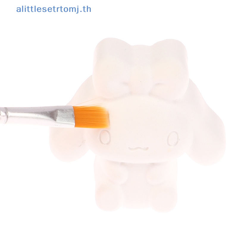 alittlese-lps-cat-ของเล่นสัตว์เลี้ยง-สุนัข-แมว-ดัชชุน-ขนสั้น-เพ้นท์มือ-สีขาว