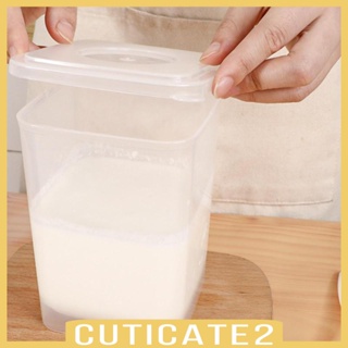 [Cuticate2] กล่องเก็บผลไม้ โยเกิร์ต ขนมขบเคี้ยว เยลลี่ PP 1.5 ลิตร ประหยัดพื้นที่ สําหรับห้องครัว