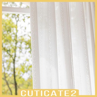 [Cuticate2] ผ้าม่านหน้าต่าง น้ําหนักเบา ระบายอากาศ สําหรับตกแต่งร้านอาหาร ห้องนอน