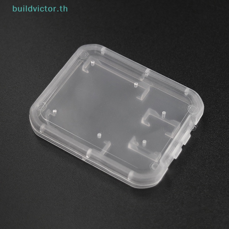 buildvictor-กล่องเคสพลาสติกใส-สําหรับใส่เมมโมรี่การ์ด-micro-sd-tf-10-ชิ้น