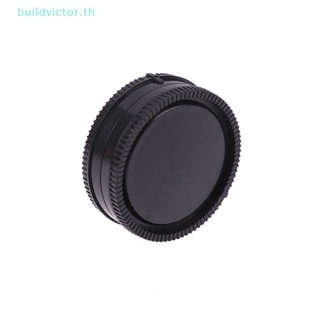 Buildvictor ฝาครอบเลนส์กล้อง 1 คู่ และฝาครอบเลนส์ด้านหลัง สําหรับเลนส์กล้อง NEX7 NEX5 NEX3 A7 A7R A7R2 A6300 TH