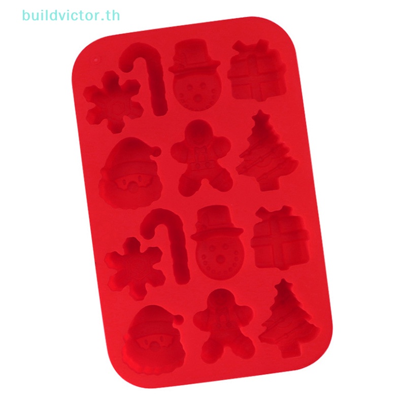 buildvictor-แม่พิมพ์ซิลิโคน-ลายคริสต์มาส-14-หลุม-แฮนด์เมด-สําหรับทําช็อคโกแลต-เค้ก-เบเกอรี่-th