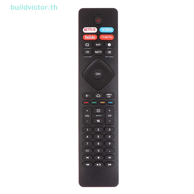 buildvictor-รีโมตคอนโทรล-nh800up-rf402a-v14-ir-สําหรับ-android-4k-ultra-hd-smart-led-tv-ไม่มีฟังก์ชั่นเสียง-th