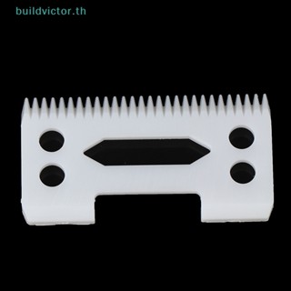 Buildvictor ใบมีดเซรามิก 28 ซี่ 1 ชิ้น พร้อมอุปกรณ์เสริม 2 รู สําหรับปัตตาเลี่ยนไร้สาย Zirconia TH