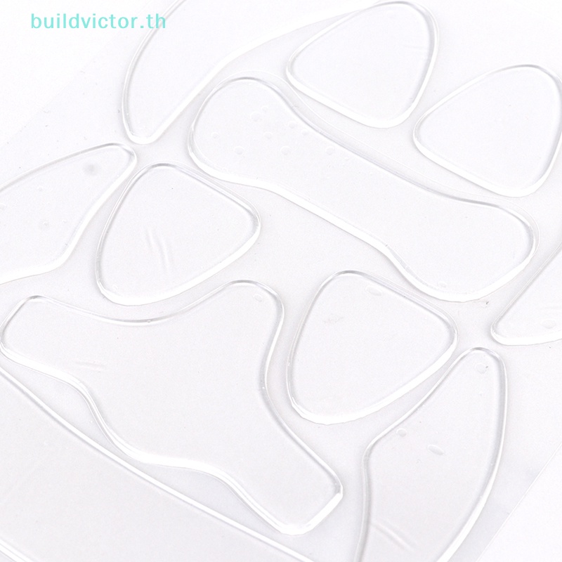 buildvictor-แผ่นสติกเกอร์ซิลิโคน-11-in-1-กําจัดริ้วรอย-สําหรับใบหน้า-หน้าผาก-คอ-ตา-th