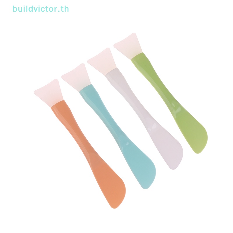 buildvictor-แปรงมาส์กหน้า-ซิลิโคน-หัวนิ่ม-พร้อมไม้พาย-ฟิล์มโคลน-แบบใช้งานคู่-th