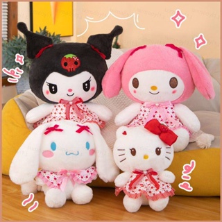 ตุ๊กตา Sanrio Kuromi Melody Cinnamoroll Strawberry ขนาด 23 ซม. 50 ซม. ของเล่นสําหรับเด็ก