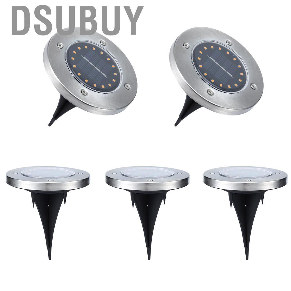 dsubuy-solar-power-ground-lights-16-garden-disk-landscape-for-yard-walkway-patio-5-pack