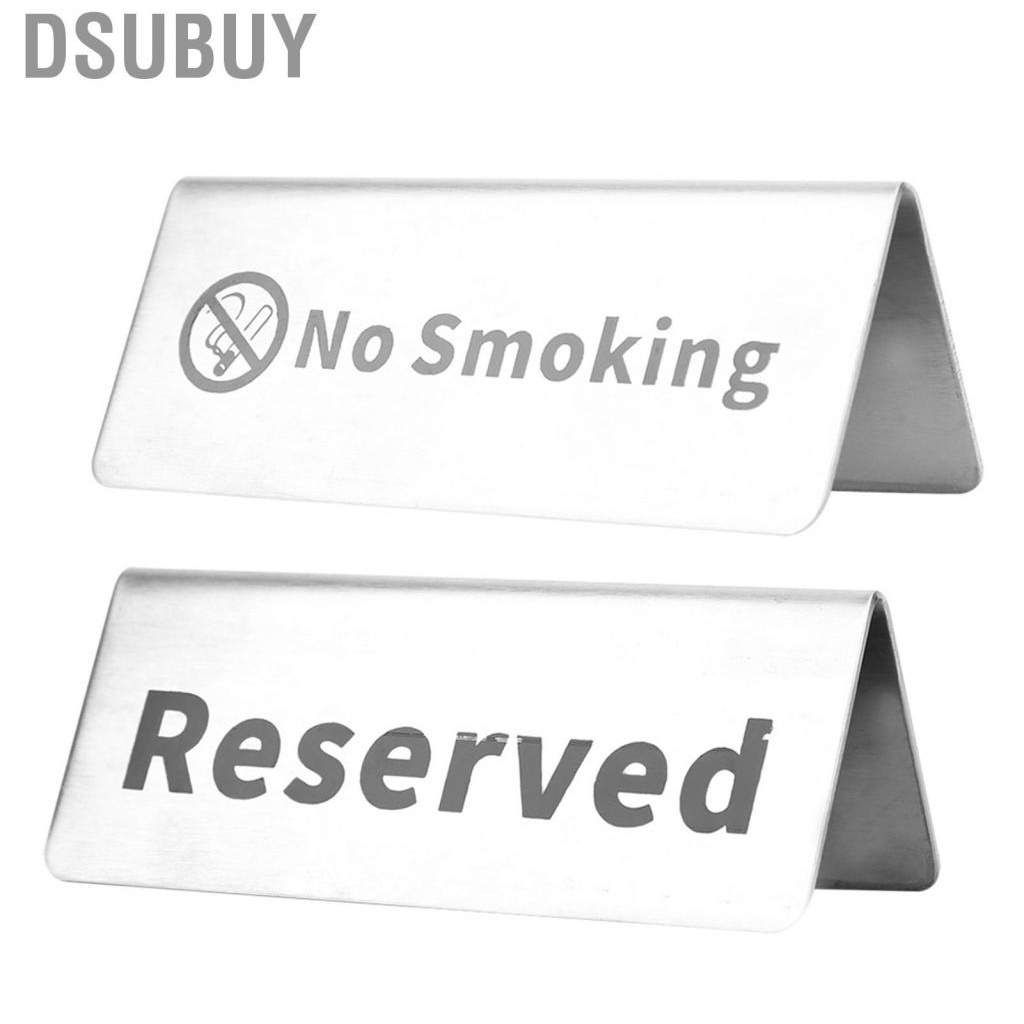 dsubuy-table-sign-stainless-steel-double-sided-english-letters-marks-convenient-to-store-for-restaurant-hotel-bar-pub