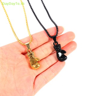 Daydayto สร้อยคอโซ่ จี้ถุงมือชกมวย สไตล์ฮิปฮอป สตรีทร็อก สําหรับผู้ชาย TH