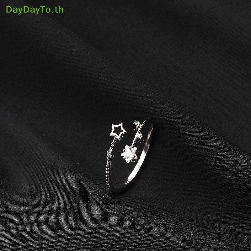 daydayto-แหวนเงิน-รูปดาวห้าแฉก-ฝังเพทาย-ปรับได้-สไตล์เกาหลี-สําหรับผู้หญิง-th
