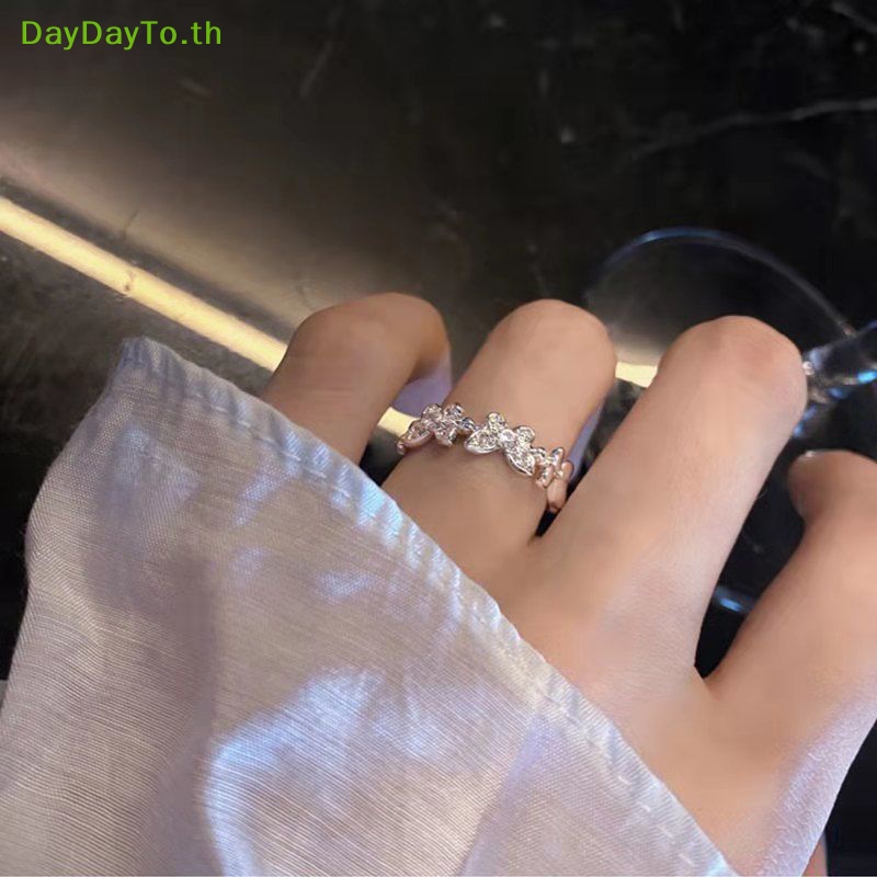 daydayto-แหวนแฟชั่น-ประดับเพทายคริสตัล-รูปผีเสื้อ-ปรับได้-สําหรับผู้หญิง