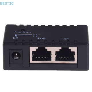 Best3c หัวฉีด POE แบบพาสซีฟ สําหรับกล้อง IP VoIP โทรศัพท์ เน็ตเวิร์ก AP อุปกรณ์ 12V - 48V ขายดี