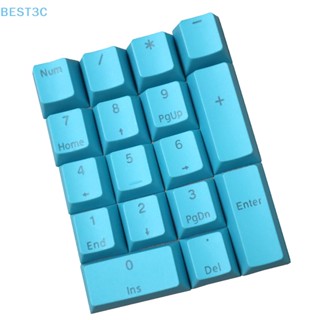Best3c ปุ่มกดคีย์บอร์ดตัวเลข 17 30 42 คีย์ PBT OEM DIY