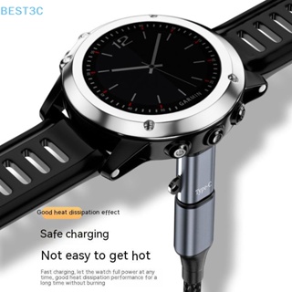 Best3c อะแดปเตอร์ชาร์จ USB Type C Micro ios สําหรับ Garmin Fenix 7 6 5 Insct 2S Watch