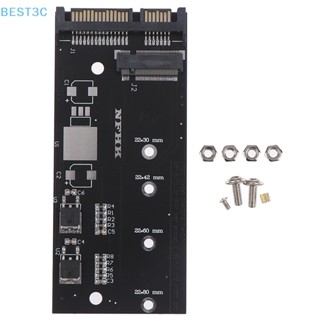 Best3c อะแดปเตอร์การ์ดขยาย B+m key sata m.2 ngff ssd เป็น sata 3 raiser m.2 เป็น sata