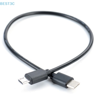 Best3c Type C ตัวผู้ เป็น Micro USB ตัวผู้ ซิงค์ ชาร์จ OTG ชาร์จ USB-C สายเคเบิล อะแดปเตอร์ ขายดี