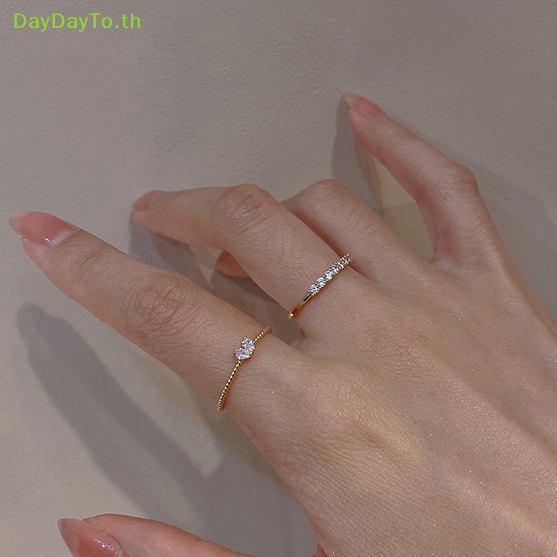 daydayto-แหวนหมั้น-ประดับคริสตัล-รูปหัวใจ-สีทอง-คุณภาพดี-แฟชั่นสําหรับผู้หญิง