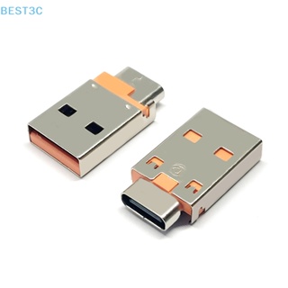 Best3c OTG อะแดปเตอร์แปลงชาร์จ USB 3.1 ตัวเมีย เป็น Type-C