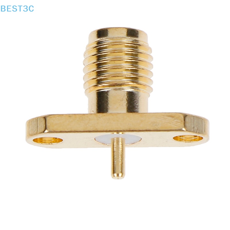 best3c-sma-แจ็คหน้าแปลนแผง-2-รู-ตัวเมีย-พร้อมขั้วต่อโพสต์บัดกรี-rf-ขายดี