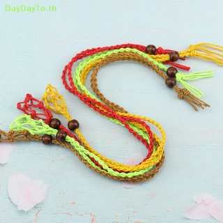 Daydayto จี้สร้อยคอเชือกเทียนเปล่า ปรับได้ DIY 1 ชิ้น