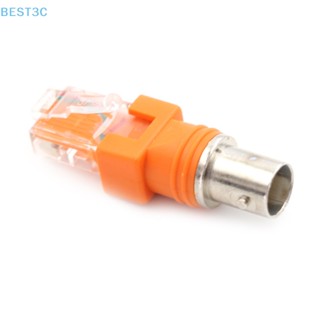 Best3c BNC ตัวเมีย เป็น RJ45 ตัวผู้ อะแดปเตอร์คัปเปลอร์โคแอ็กเชียล RJ45 เป็นตัวเชื่อมต่อ RF ขายดี
